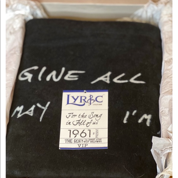 John Lennon Imagine There’s No Hunger Throw - Picture 5 of 5